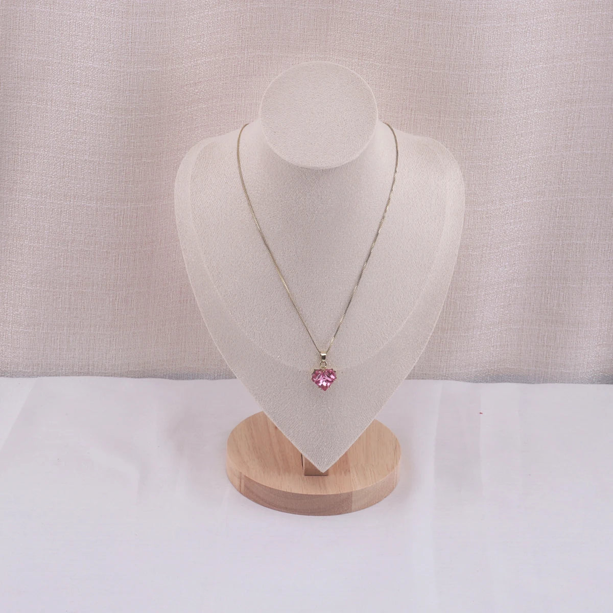 Velvet Portrait Necklace Display Pendant Organizer Jewelry Display Stand Jewelry Mannequin Bust Necklace Pendant Window Display - Oria Jewel