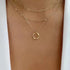 Gold Layered Pendant Necklace - Oria Jewel