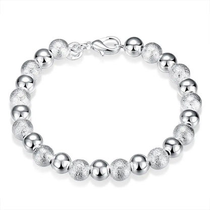 925 Sterling Silver Twisted Rope Bracelet for Men &amp; Women - Oria Jewel