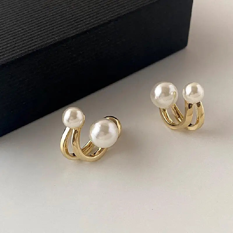 Fashion Classic Pearl Earrings for Women Senior Temperament Girls Retro Style Ear Rings Girlfriend Gifts Banquet Souvenirs - Oria Jewel