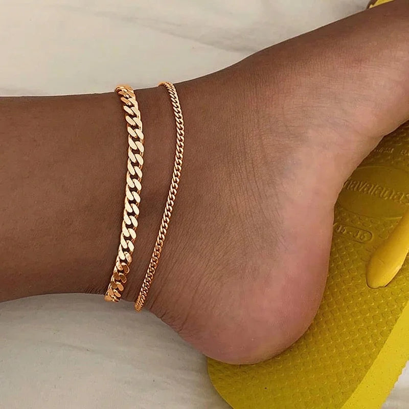 Bohemian Starfish Anklet Set – Summer Beach Shell Jewelry - Oria Jewel