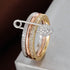 Stacked Ring Fashion Trend Street Style Gift For Friends, Birthday Party Surprise Ring - Oria Jewel