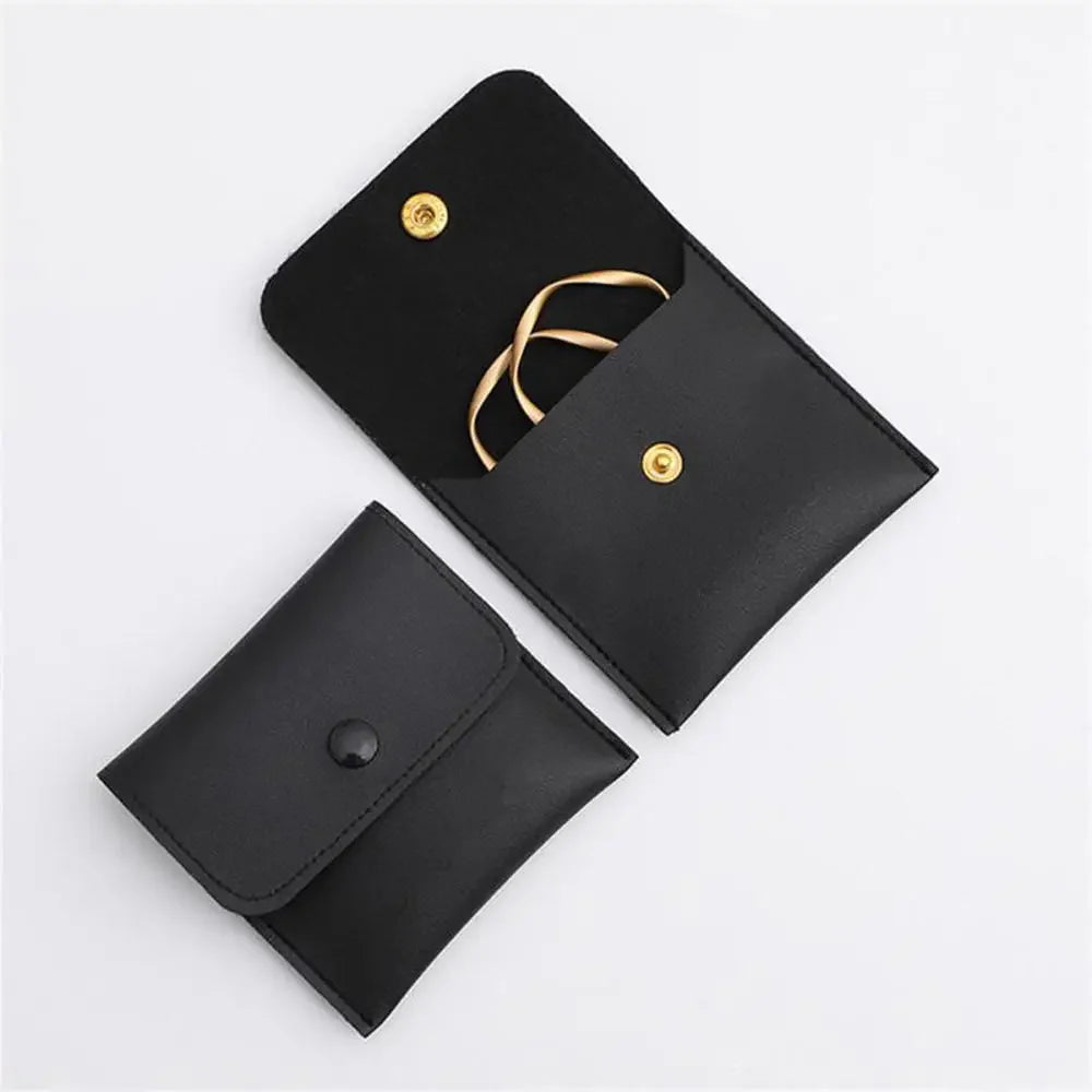 Ring Box Couple Proposal Ring Boxes PU Leather Jewelry Gift Case Ring Earrings Jewelry Display for Wedding Engagement - Oria Jewel