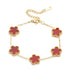 Five-Leaf Clover Bracelet - Oria Jewel