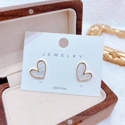 IFYOUOO Vintage Small Heart Earrings for Women Fashion Jewelry Gift Delicate Girly sweet Earrings Girls - Oria Jewel