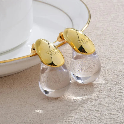 Water Drop Resin Earrings - Oria Jewel