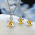 Turtle Diamond Jewelry Set - Oria Jewel