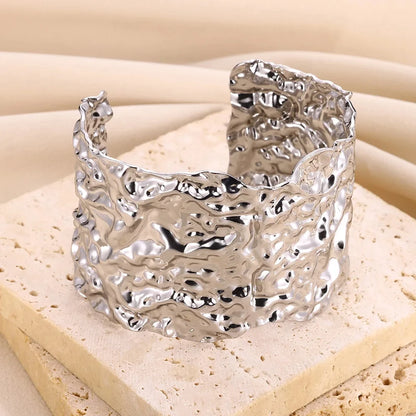 Gold Classic Cuff Bracelet - Oria Jewel