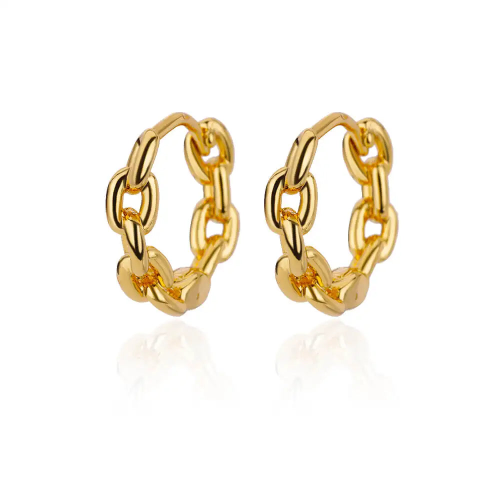 Bold Hoop Earrings - Oria Jewel