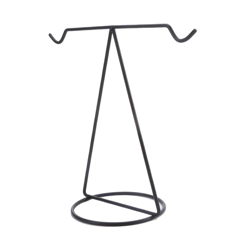 Metal Earring Display Stand For Necklace Handbag Multiple Shapes Jewelry Key Chain Holder - Oria Jewel
