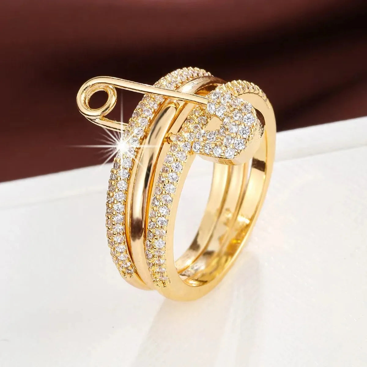 Stacked Ring Fashion Trend Street Style Gift For Friends, Birthday Party Surprise Ring - Oria Jewel
