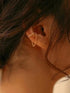 Gold Clip Ear Cuff Earrings - Oria Jewel