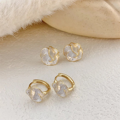 Camellia Flower Studs - Oria Jewel