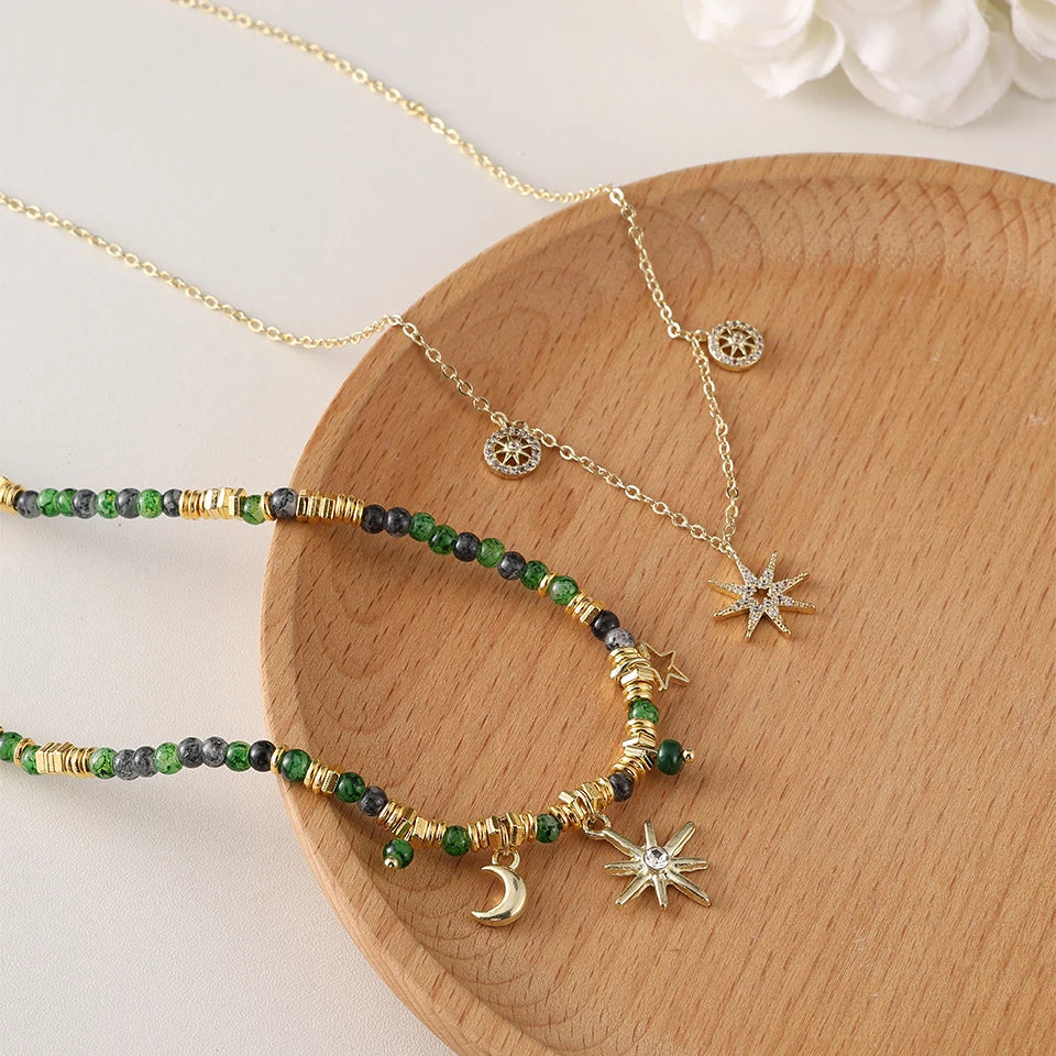 Boho Star Pendant Necklace - Oria Jewel