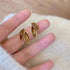 Korean Leaf Stud Earrings for Women - Oria Jewel