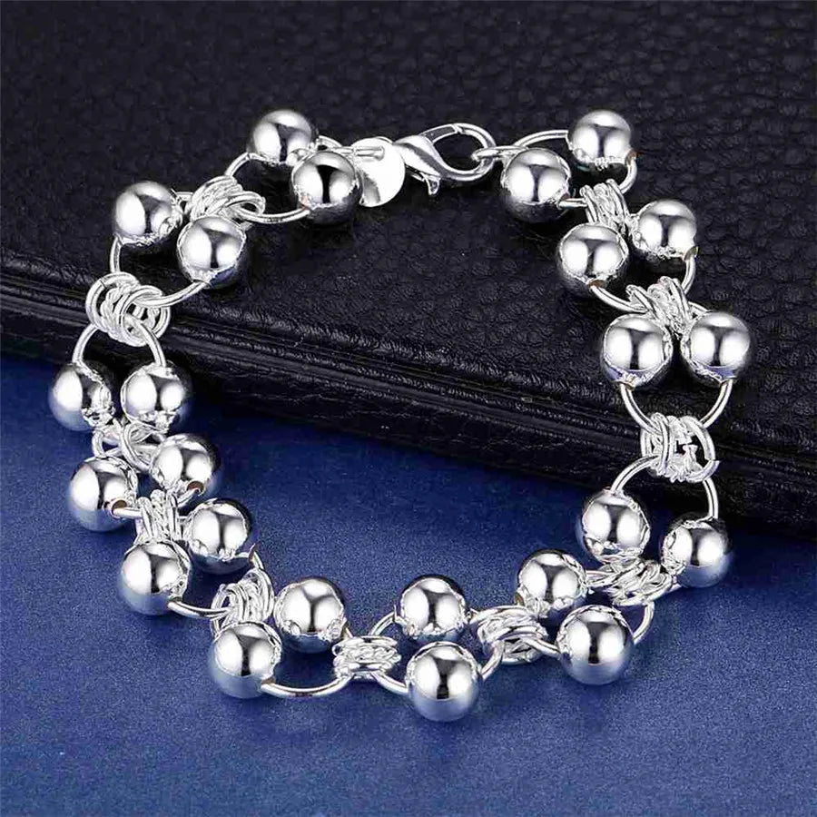 925 Sterling Silver Twisted Rope Bracelet for Men & Women - Oria Jewel