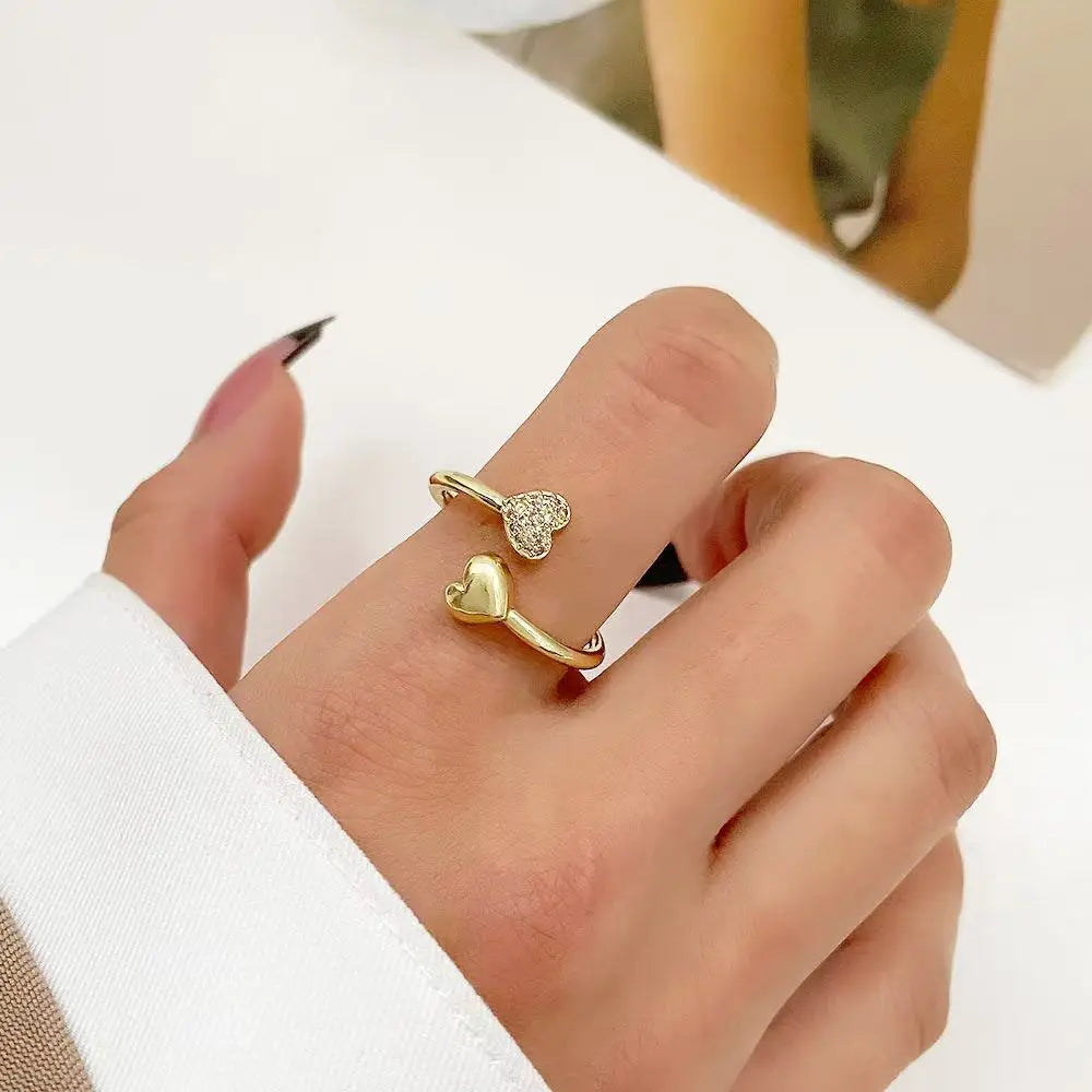 Melting Gold Punk Ring - Oria Jewel