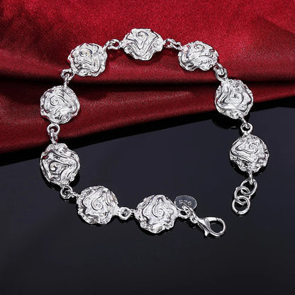 925 Sterling Silver Twisted Rope Bracelet for Men &amp; Women - Oria Jewel
