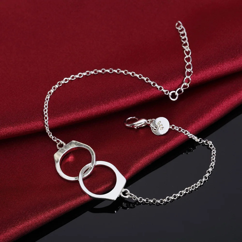 925 Sterling Silver Twisted Rope Bracelet for Men &amp; Women - Oria Jewel