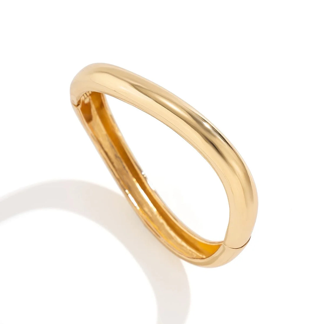 Gold Punk Cuff Bracelet - Oria Jewel