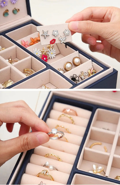 Jewelry Boxes Organizer Stud Earring Organizer For Women Girl Mens Necklace Holder Organizer Bracelet Storage Case A Easy To Use - Oria Jewel