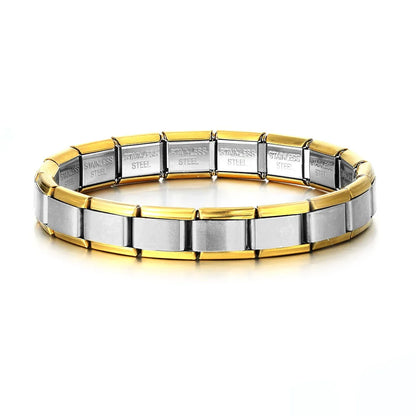 Italian Link Cuff Bracelet - Oria Jewel