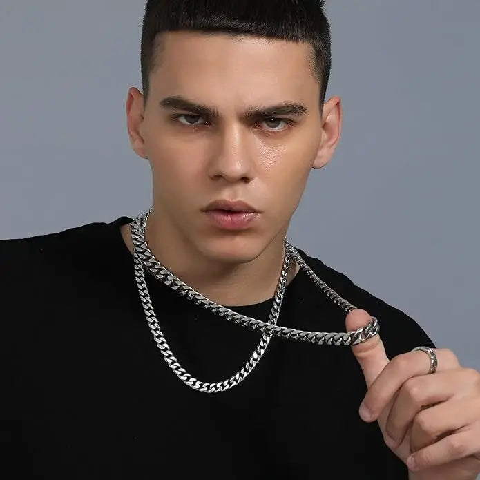 Bold Cuban Chain Necklace - Oria Jewel