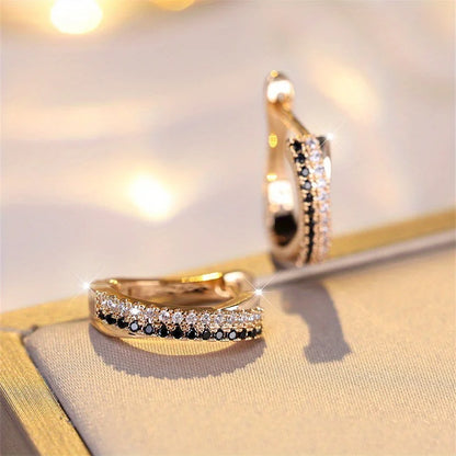 Crystal Elegance Stud Earrings - Oria Jewel
