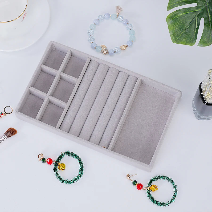 Flocking Jewelry Box – Elegant Tray for Jewelry Storage - Oria Jewel