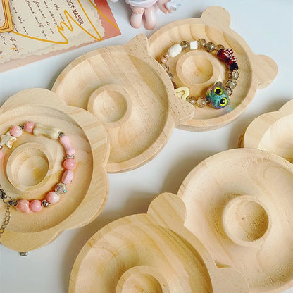 1pc DIY Wooden Beading Design Board Suitable For Jewelry Making Bracelets Necklaces Crafts Tray Practical Display - Oria Jewel