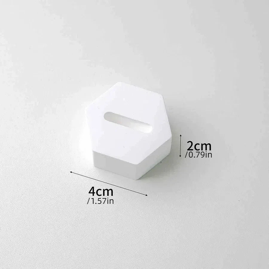 Gypsum white ring display stand holder ,Jewelry organizer props . couple ring display holders case , creative earrings box - Oria Jewel