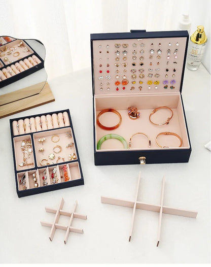 Jewelry Boxes Organizer Stud Earring Organizer For Women Girl Mens Necklace Holder Organizer Bracelet Storage Case A Easy To Use - Oria Jewel