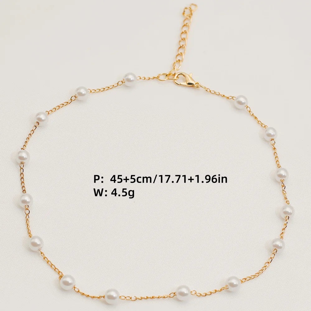 Kpop Pearl Lace Choker - Oria Jewel