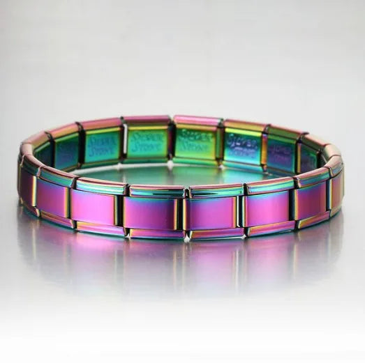 Italian Link Cuff Bracelet - Oria Jewel