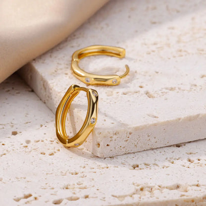 Bold Hoop Earrings - Oria Jewel