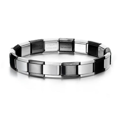 Italian Link Cuff Bracelet - Oria Jewel
