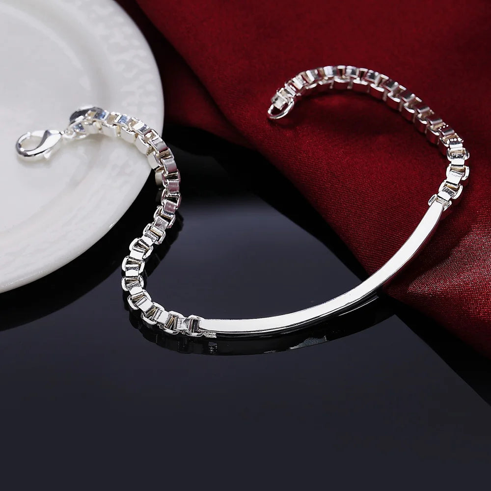 925 Sterling Silver Twisted Rope Bracelet for Men &amp; Women - Oria Jewel