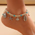 Bohemian Shell & Starfish Anklet – Handmade Beach Jewelry for Women - Oria Jewel