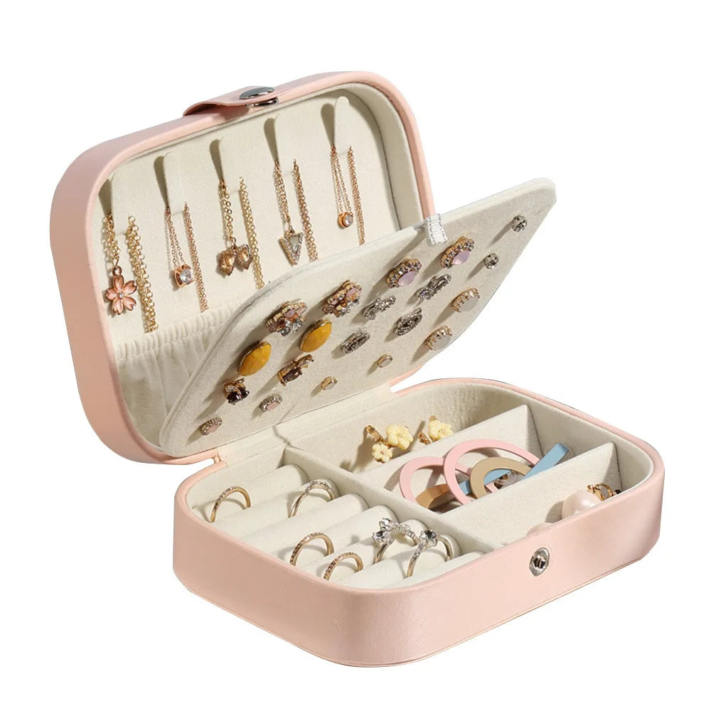 Portable Jewelry Box – Travel Organizer Case for Jewelry Storage - Oria Jewel