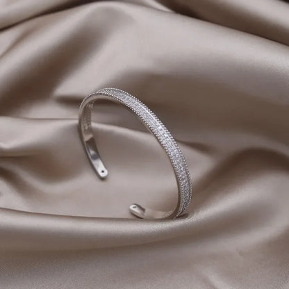 Gold X Cuff Bracelet - Oria Jewel