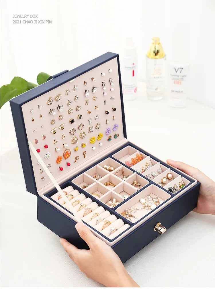 Jewelry Boxes Organizer Stud Earring Organizer For Women Girl Mens Necklace Holder Organizer Bracelet Storage Case A Easy To Use - Oria Jewel