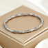 Bamboo Style Couple Bracelet - Oria Jewel