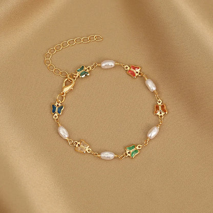Colorful Heart Charm Bracelet - Oria Jewel