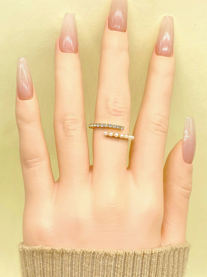 Melting Gold Punk Ring - Oria Jewel