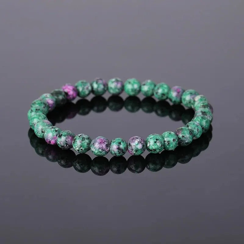 Natural Epidote Stone Bracelet - Oria Jewel