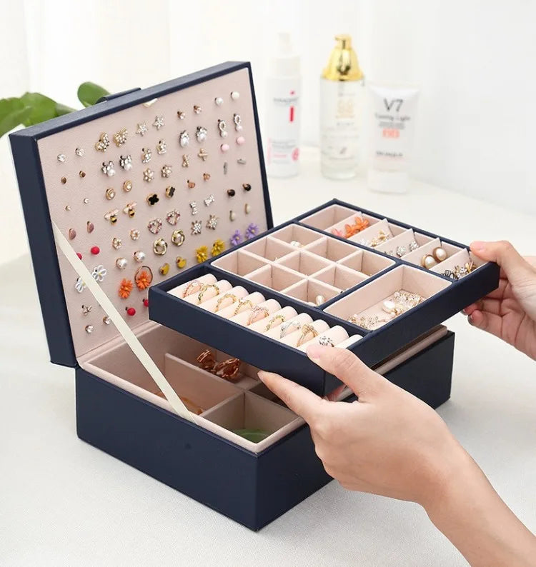 Jewelry Boxes Organizer Stud Earring Organizer For Women Girl Mens Necklace Holder Organizer Bracelet Storage Case A Easy To Use - Oria Jewel