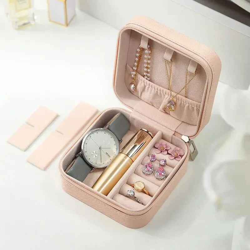 Portable Mini Jewelry Storage Box – Travel Organizer Case - Oria Jewel