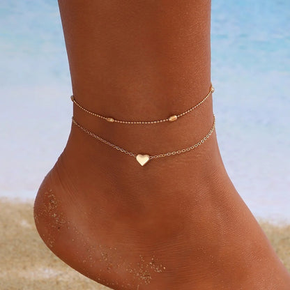 Bohemian Starfish Anklet Set – Summer Beach Shell Jewelry - Oria Jewel
