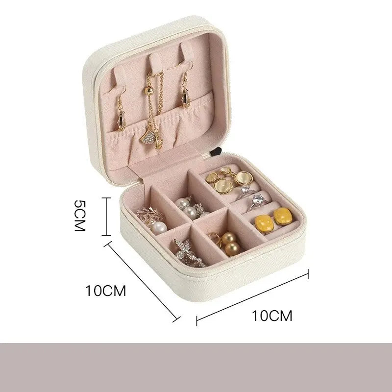 Portable Mini Jewelry Storage Box – Travel Organizer Case - Oria Jewel