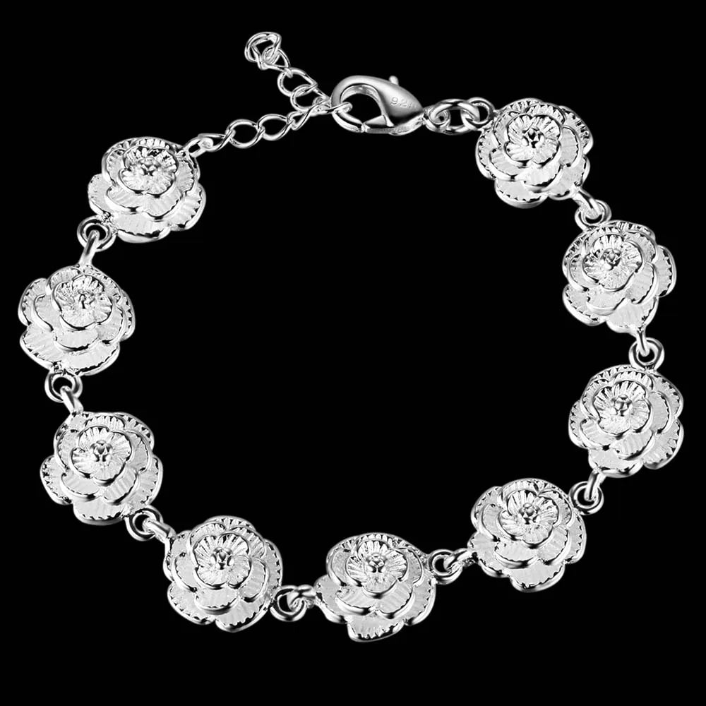 925 Sterling Silver Twisted Rope Bracelet for Men &amp; Women - Oria Jewel
